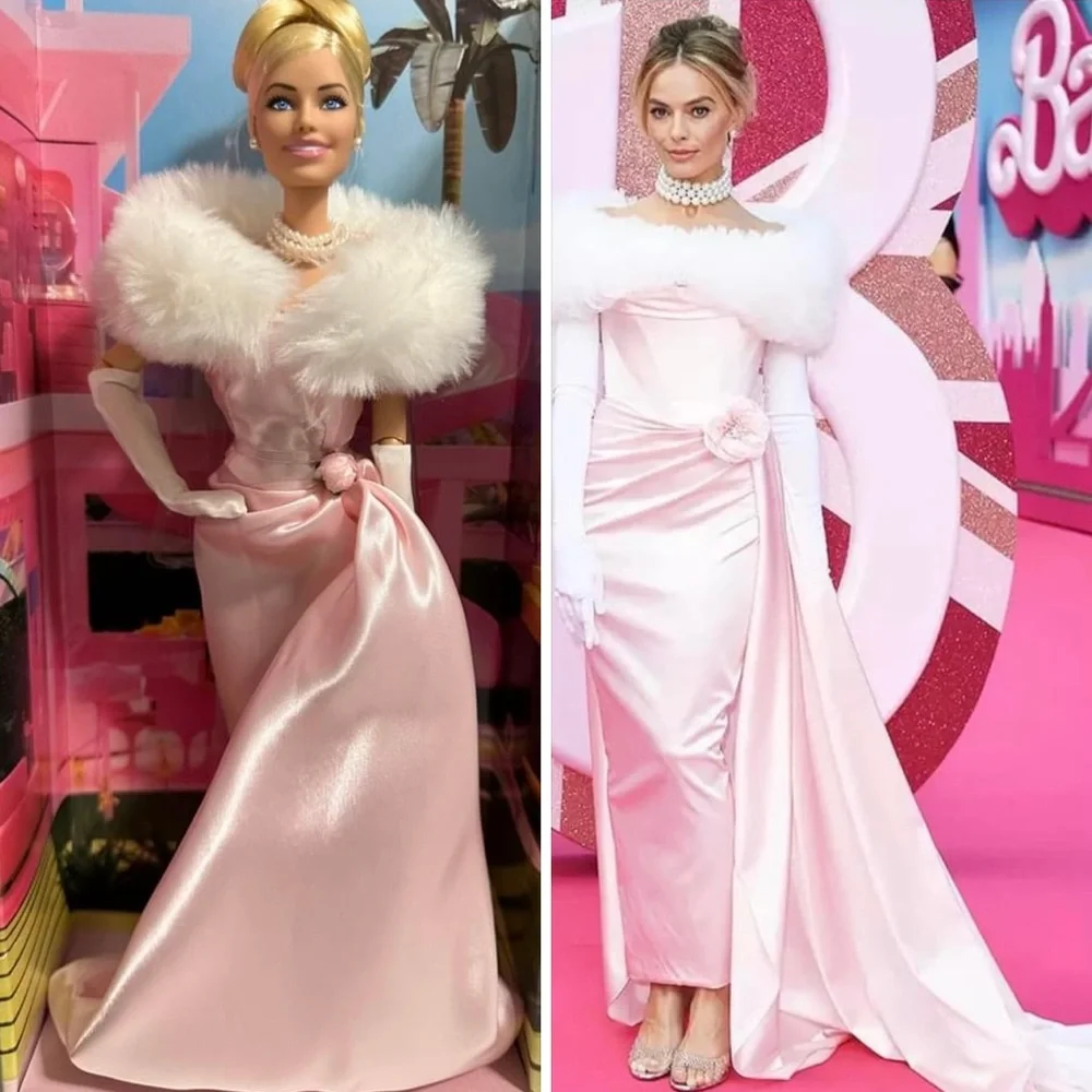 💎 BARBIE THE MOVIE DOLL COLLECTION LOT OF 3 ICONIC DRESS MARGOT ROBBIE 👛💅🏻🎀 - Picture 2 of 11
